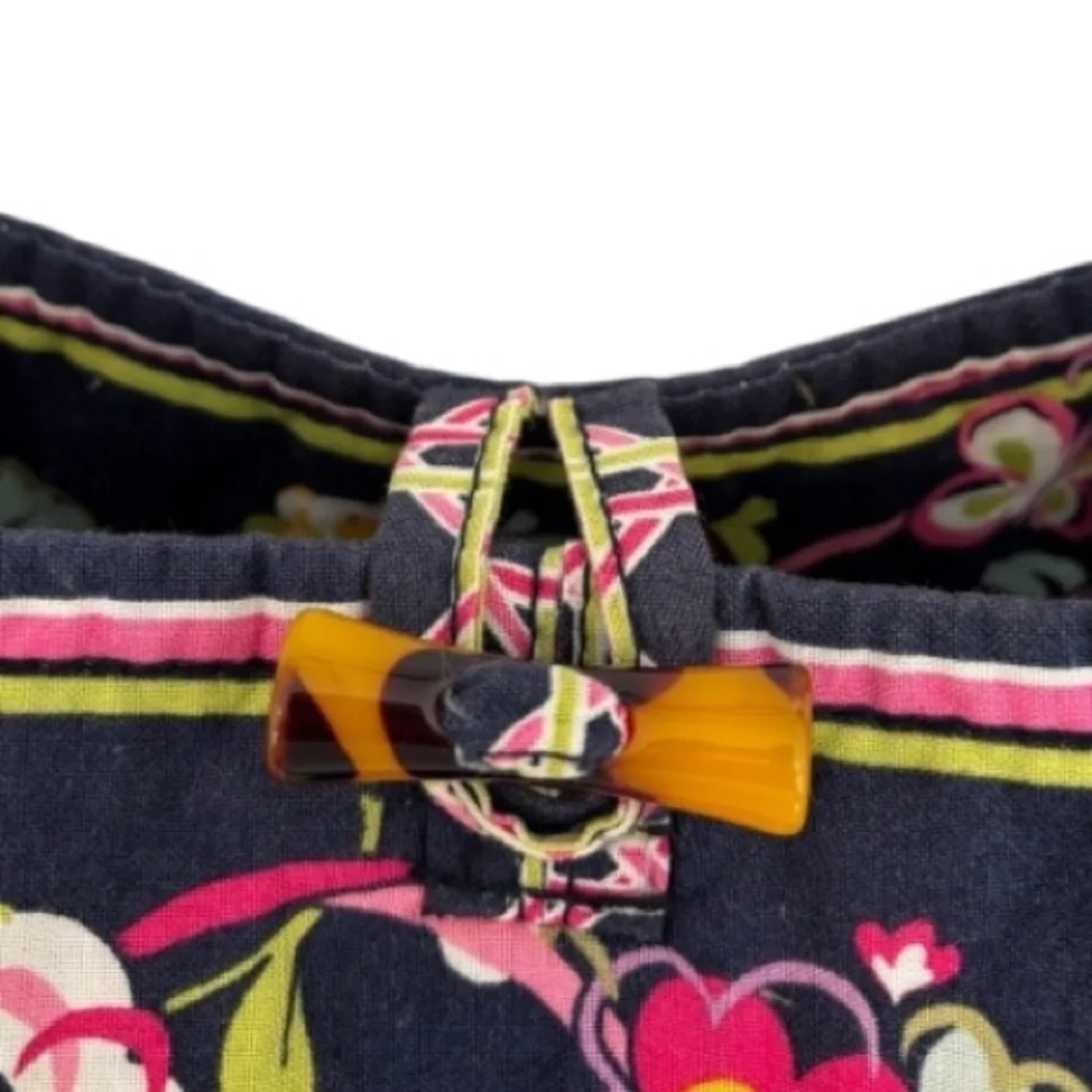 Vera Bradley Women’s “Ribbons” Floral Pattern Quilted Tote Bag